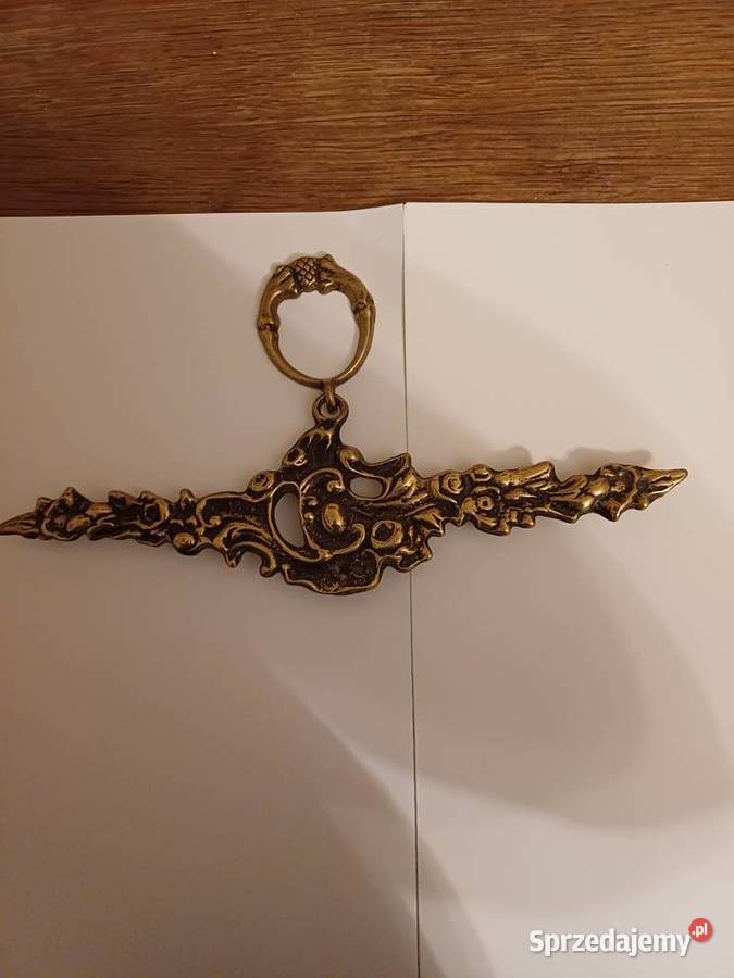 3 zabytkowe mosiężne uchwyty Gdynia