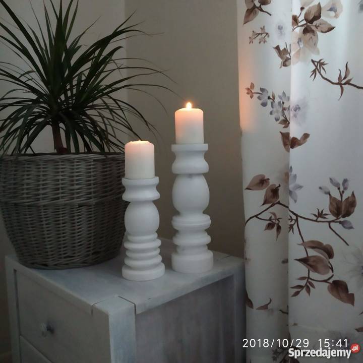Świeczniki drewniane toczone rękodzieło toczenie Oświetlenie kujawsko-pomorskie