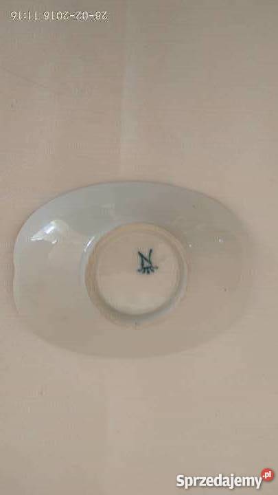 Mały półmisek dekoracyjny porcelana sygnowana Poznań