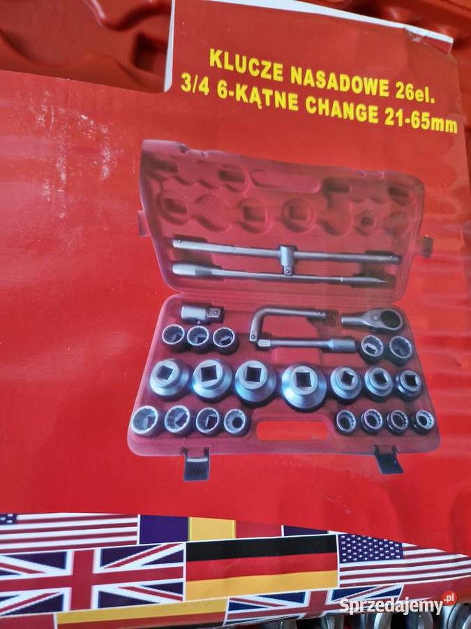 ZESTAW KLUCZY NASADOWYCH 26el 34 2165 6kąt wielkopolskie Głogowa