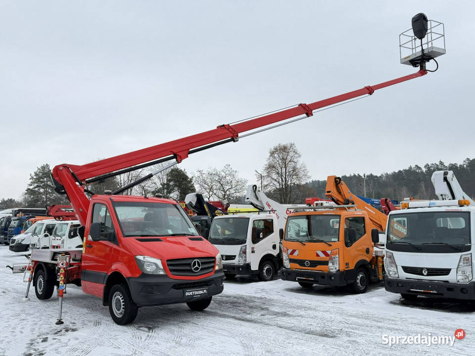 Mercedes Sprinter Podnośnik Koszowy 23m GSR Widełki