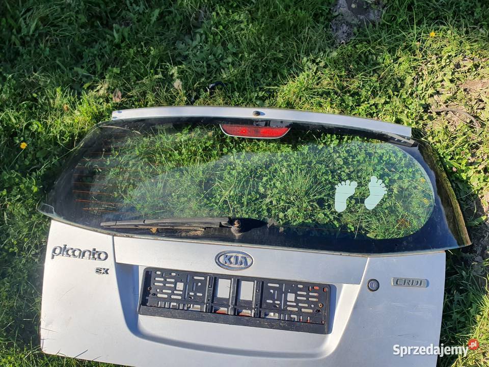 Klapa bagażnika tylna tył szyba Kia Picanto I Rok produkcji 2005 Kraków