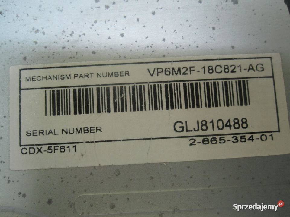 FORD KUGA MK1 I 10r radio CD 8V4T18C939LD