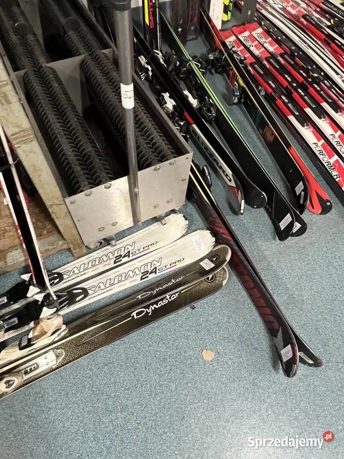 Syndyk sprzeda pakiet nart używanych nart Kraków sprzedam