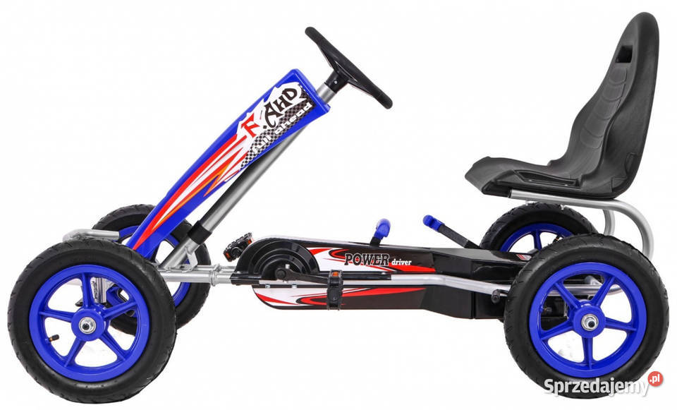 Gokart Full Ahead niebieski pompowane koła 32 mazowieckie Warszawa