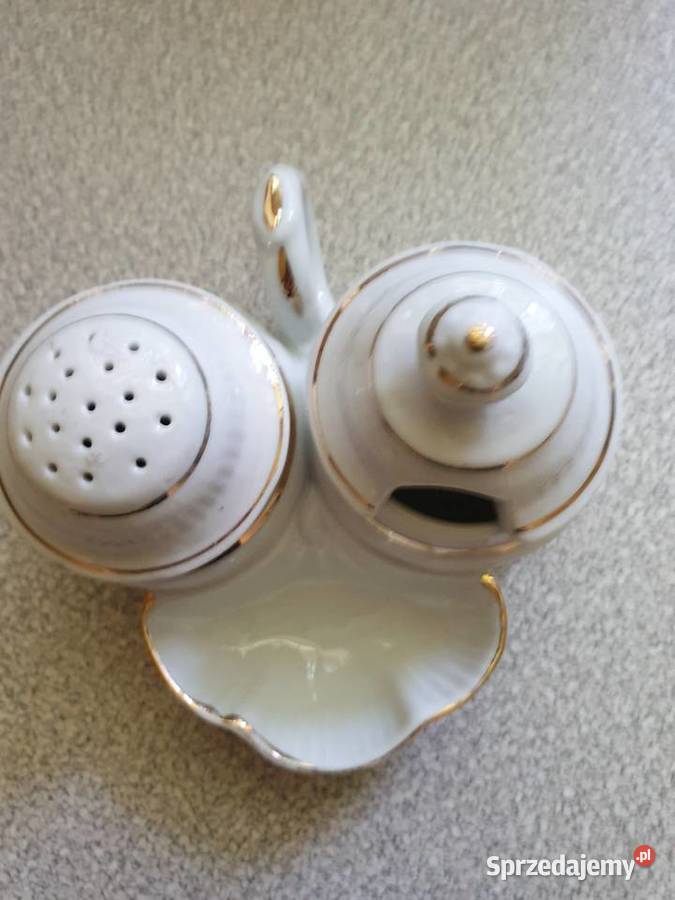 solniczka pieprzniczka porcelanowa mazowieckie Konstancin-Jeziorna