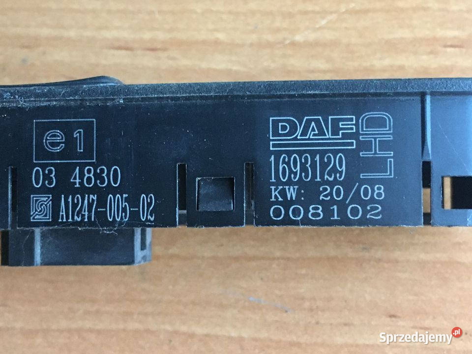 Przełącznik Podnoszenia Szyby Klawisz Daf LF CF Maszewo sprzedam