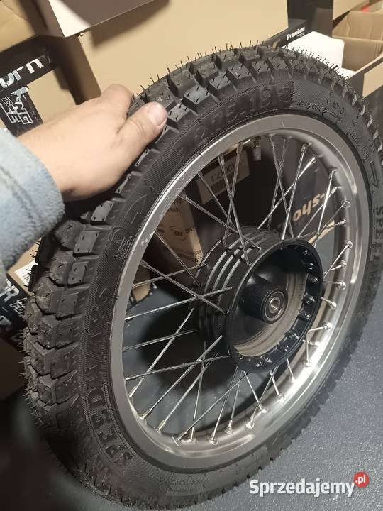 Przednie koło z oponą i dętką nowe renowacji MZ Zduńska Wola