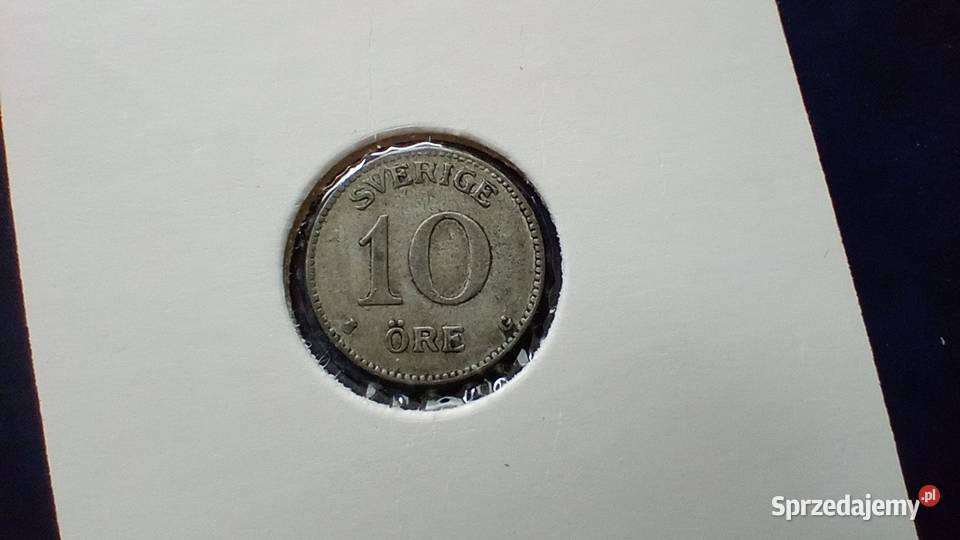 Stare monety 10 ore 1935 Szwecja srebro podkarpackie Lesko sprzedam