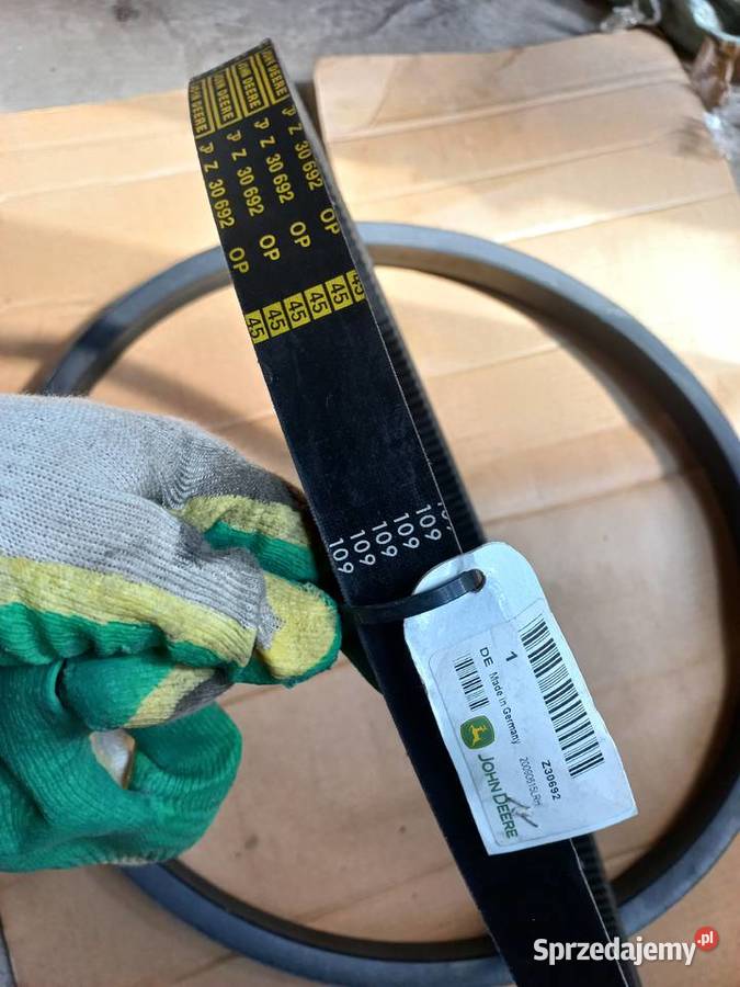 Pas John Deere Z30692 org nieuszkodzony podlaskie Kuźnica