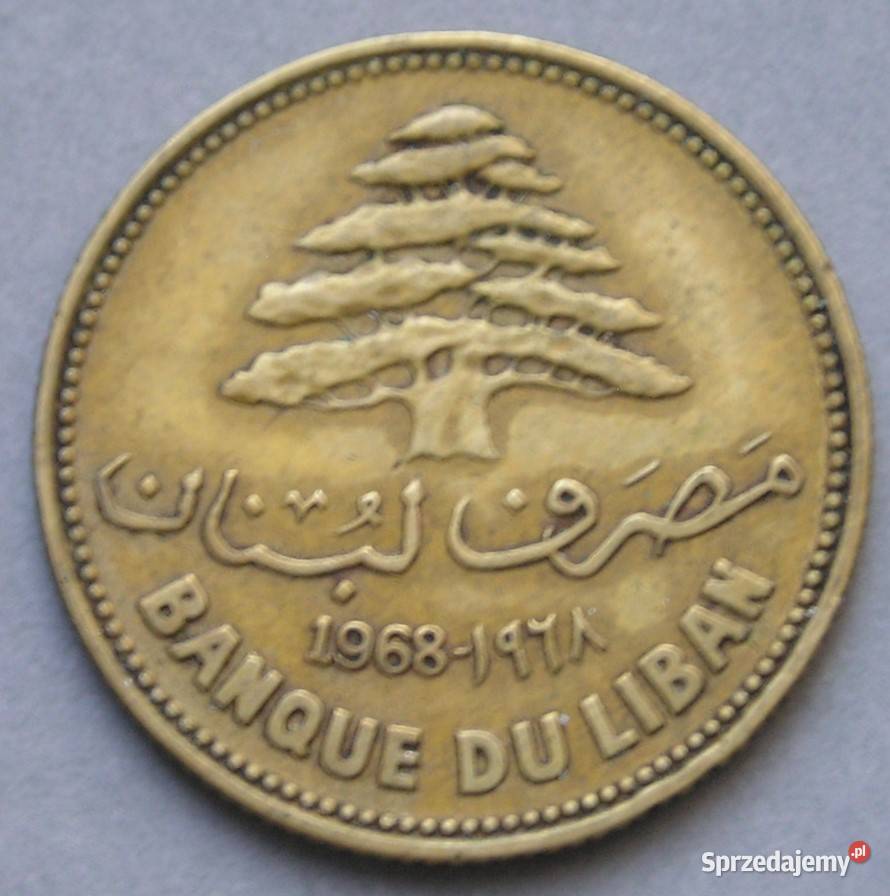 LIBAN 25 PIASTRÓW 1968