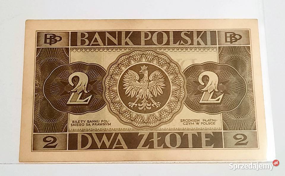 Banknot I 2 złote 1936 Kolekcje Gliwice