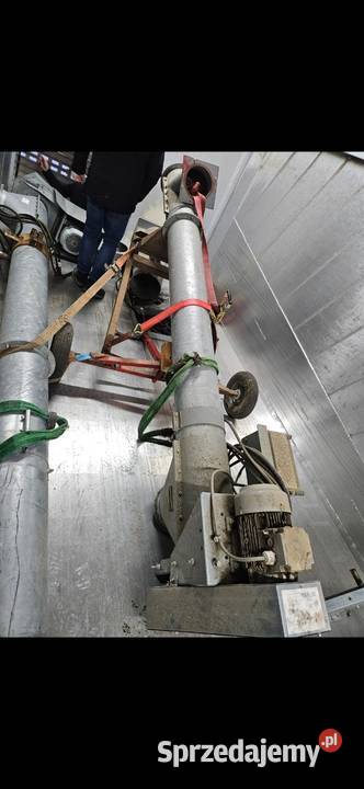 Przenosnik slimakowy U 250 200 3m z wózkiem Pozostałe Pleszew