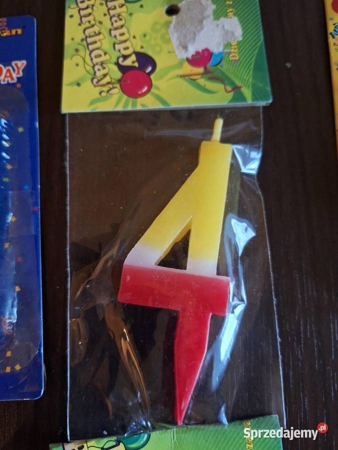 Świeczki cyferki na tort Konin