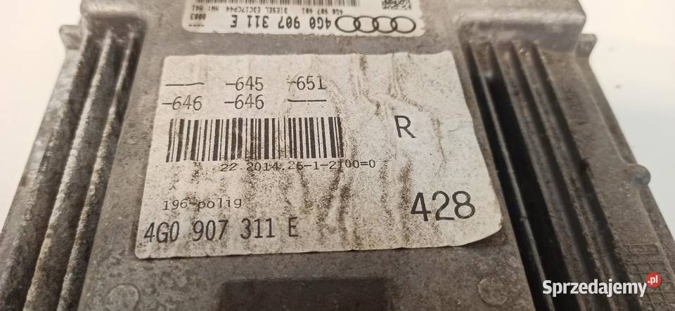 AUDI A6 C7 STEROWNIK KOMPUTER SILNIKA ECU dolnośląskie