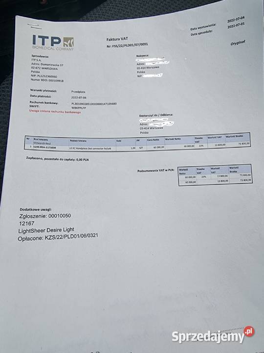 Markowy laser diodowy Light Sheer Desire z nową Wyposażenie salonów Warszawa