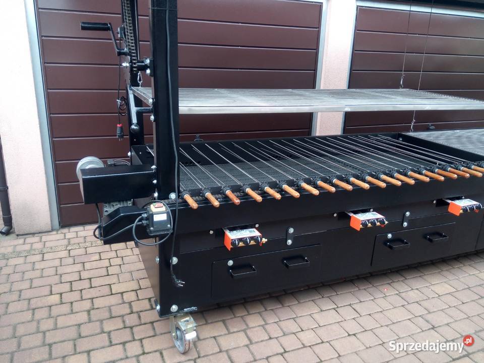 Gastronomiczny grill cateringowy gazowy węglowy Damasławek