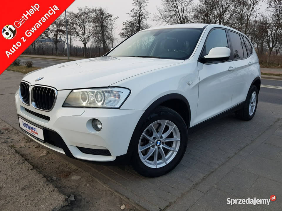 BMW X3 2,0d 184KM Automat Navi Skóry Gwarancja F25 (2010-)