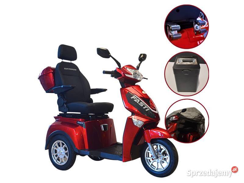 Elektryczny 3kołowy skuter bateria uchwyt skuter Kraków