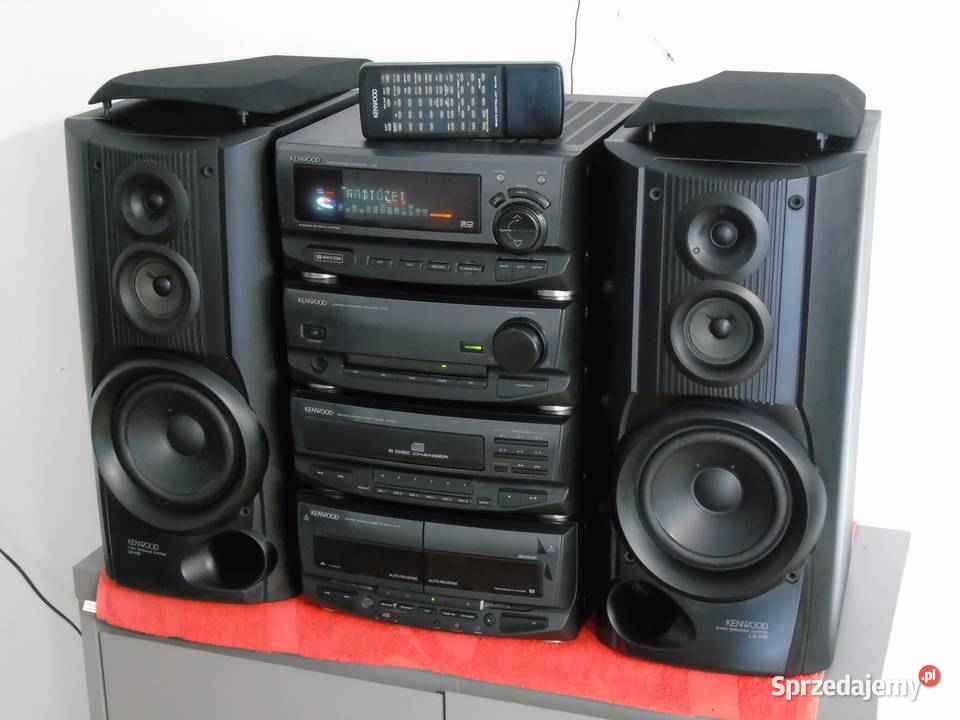 Wieża Kenwood pilot kolumny 4 segmenty mocna. DOSTAWA
