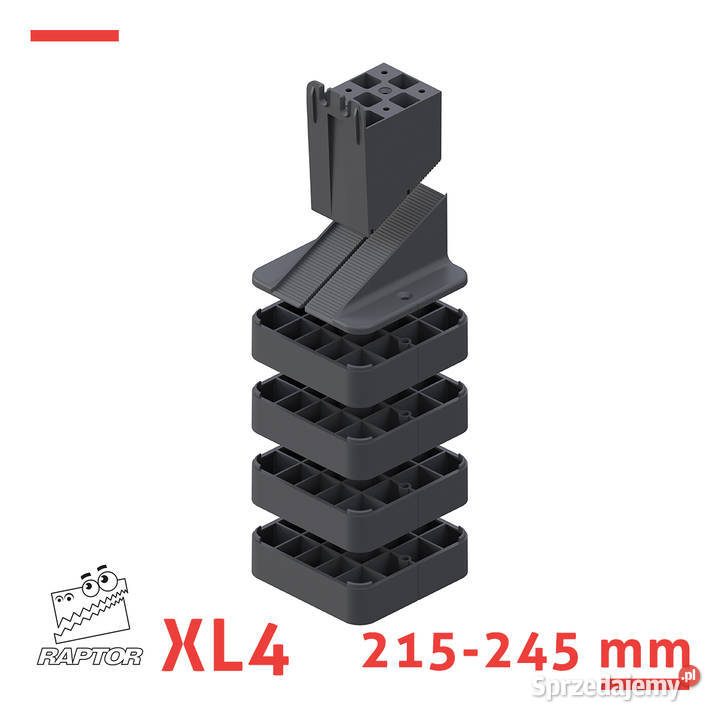 Wspornik tarasowy klinowy 215245 mm do legarów Architektura ogrodowa małopolskie