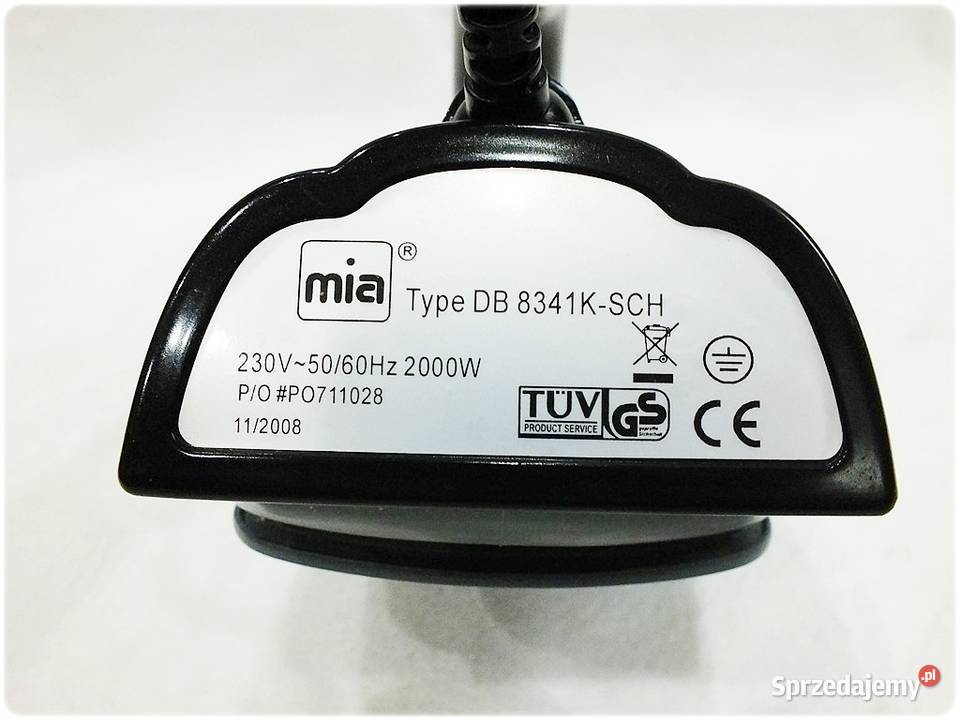 Żelazko Parowe 2000W MIA Stopa Ceramiczna Wyrzut lubuskie Żary sprzedam