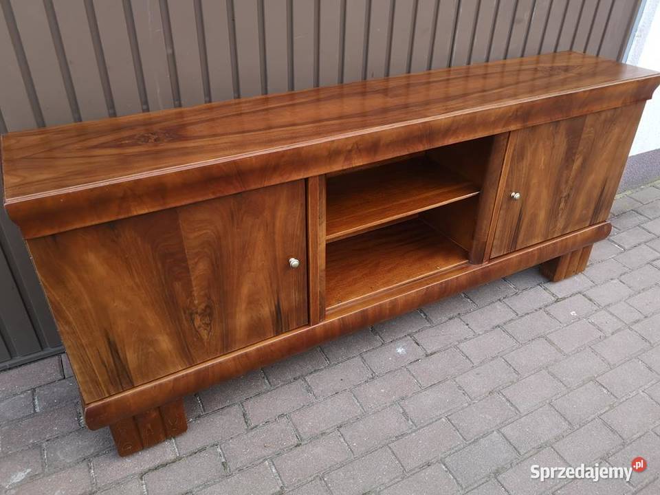 Komoda ARTDECO RTV Orzech Niska Solidna 184 Swarzędz