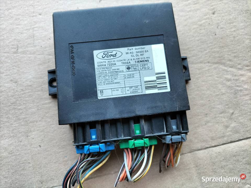 FORD MONDEO MK2 MODUŁ STEROWNIK KOMFORTU 5WK4 sprzedam