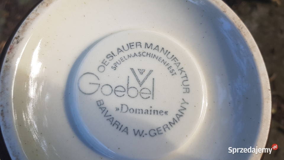 Goebel Domaine porcelanowy podgrzewacz śląskie