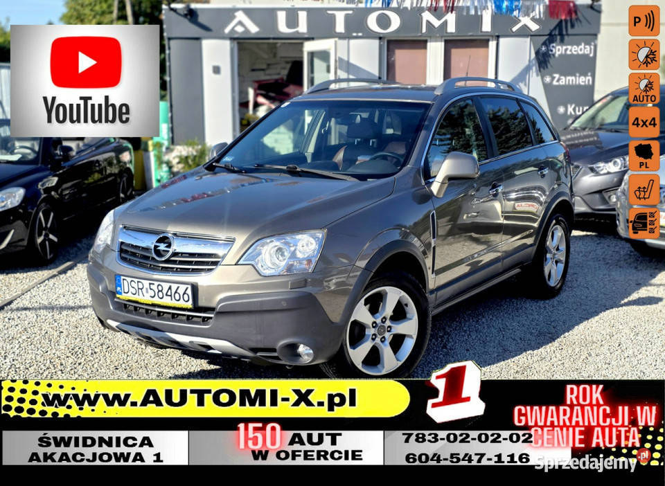 Opel Antara 163 PRZEBIEG AUTOMAT 20 DIESEL 4x4 ESP Samochody osobowe