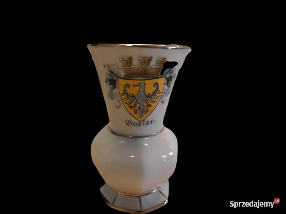 Wazon wazonik z herbem GEROLD TETTAU wielkopolskie Raszków