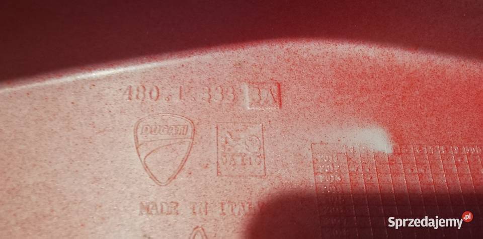 Ducati Panigale 1199 pług lewy owiewka bok podlaskie Białystok