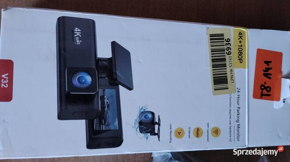 Kamera samochodowa Dash Cam 4k WiFi przód i tył Posługowo sprzedam