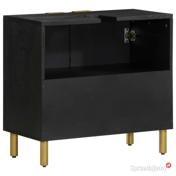 Szafka pod umywalkę czarna 62x33x58 WM4017667 Warszawa