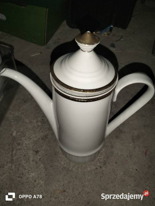 Dzbanek porcelanowy na kawę herbatę Lubin