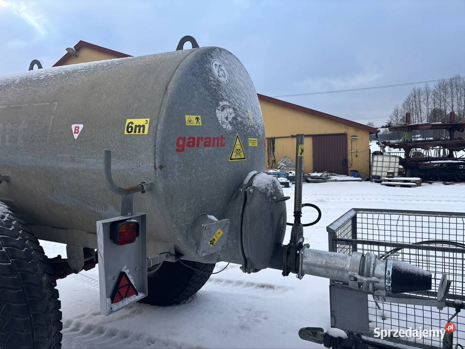 Beczkowóz 6000 litrów beczka szambiarka