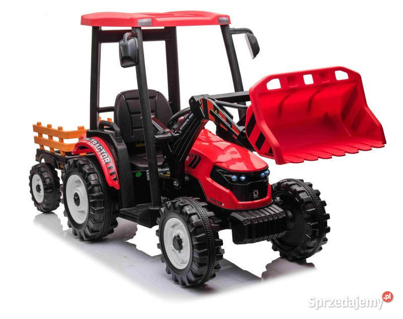 Autko na akumulator OLBRZYMI TRAKTOR Z PRZYCZEPĄ Myszków