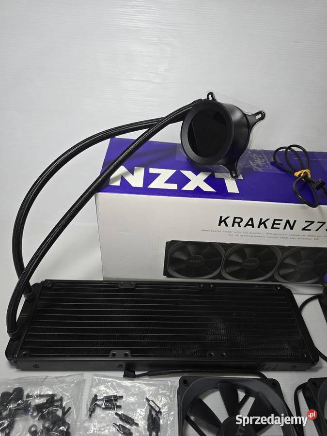 Chłodzenie wodne NZXT Kraken Z73 Black LCD Świebodzin sprzedam