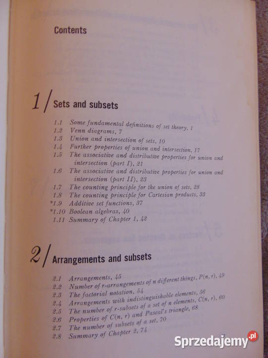 Algebra 13 A John Coleman 1966 unikat skrypt, zeszyt ćwiczeń, zbiór zadań, testów