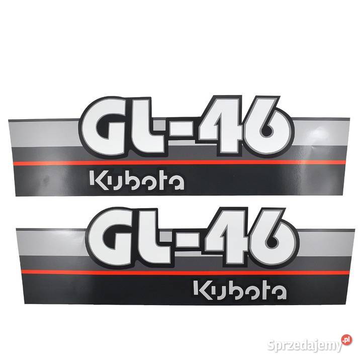 Naklejki Kubota GL46 Tajęcina
