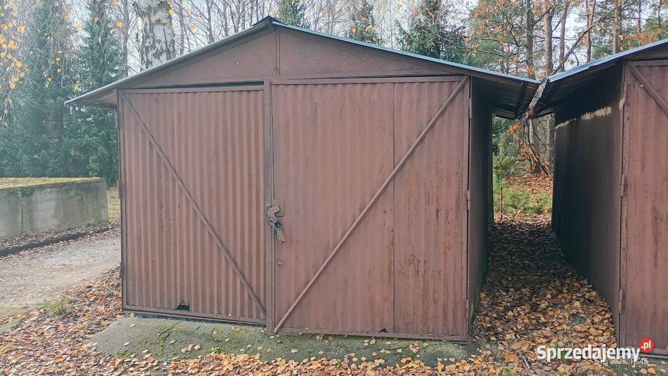 2 garaże blaszane w 1 Kucbork
