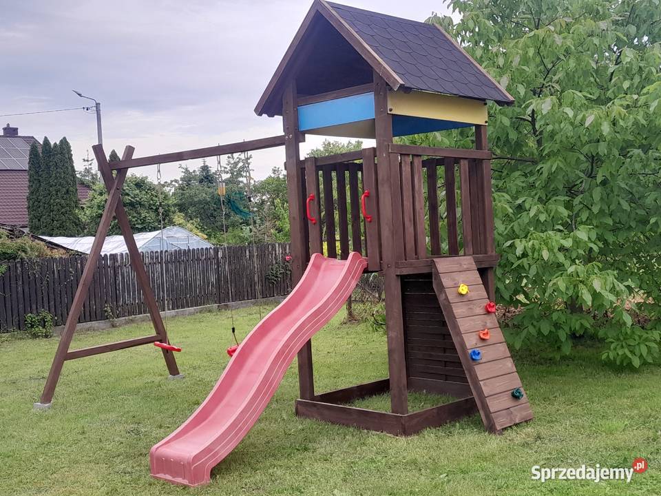 Domek drewniany plac zabaw podkarpackie Straszęcin
