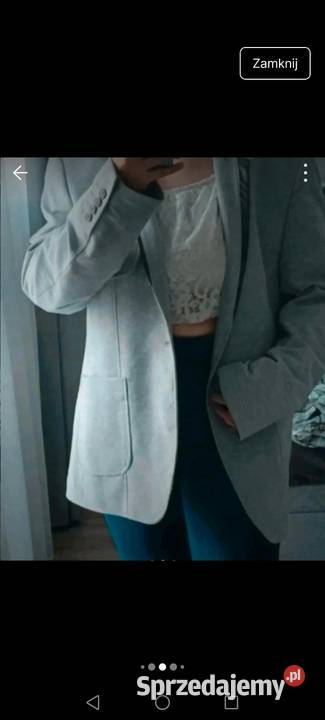 Marynarka szara o kroju męskim Pinterest Old Krosno