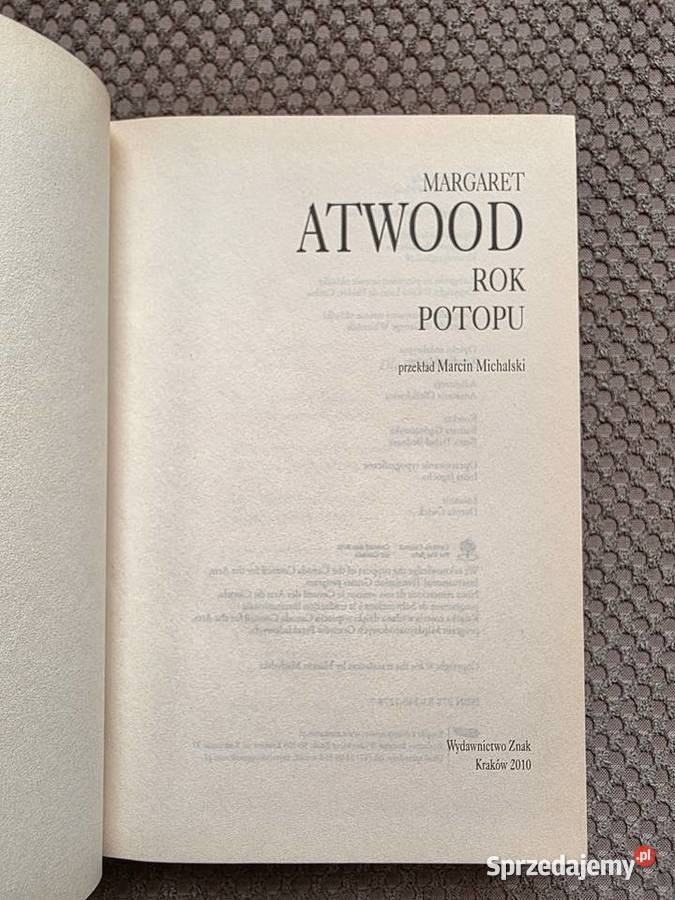 potopu Margaret Atwood Kraków