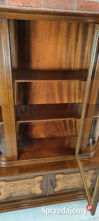 Ekskluzywna serwantka witryna dębowa lubuskie Łagów