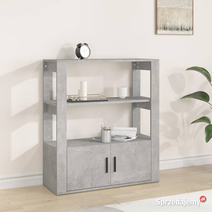 Szafka szarość betonu 80x30x90 materiał Warszawa