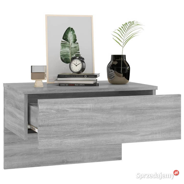 Wiszące szafki nocne 2 szary dąb sonoma WM816943 Warszawa sprzedam