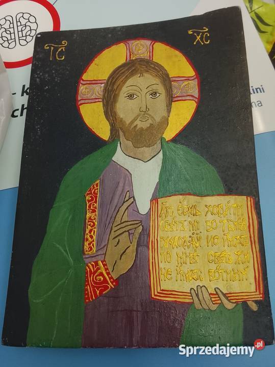 Ikona malowana na drzewie Wrocław sprzedam