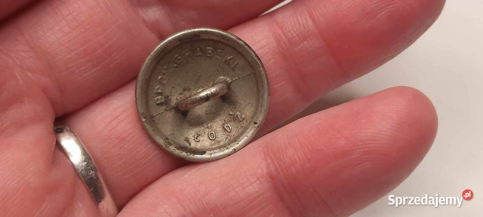 Guzik wz 1928 Bronisław Grabski Łódź K5