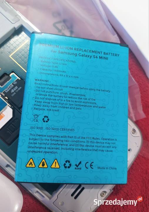 Samsung Galaxy S4 mini I9105nowa bateria Sokółka sprzedam
